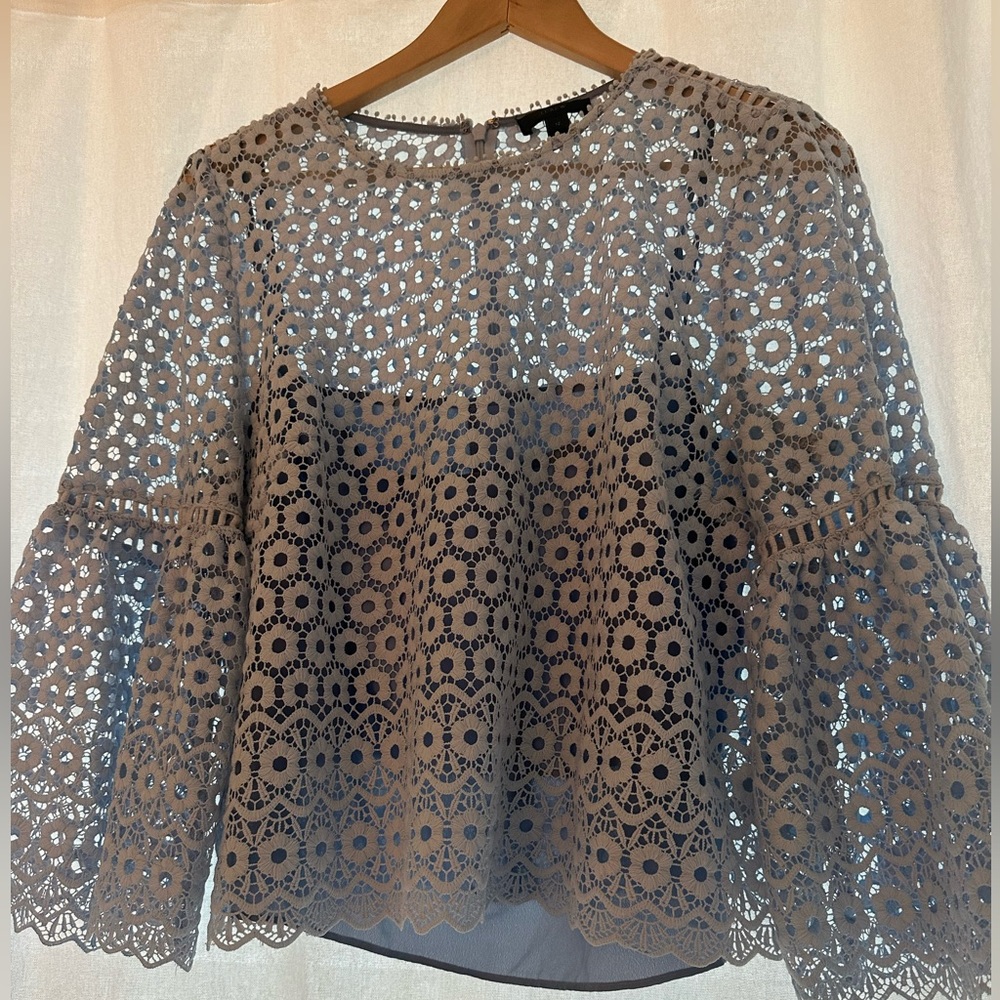 J. Crew bell sleeve blouse